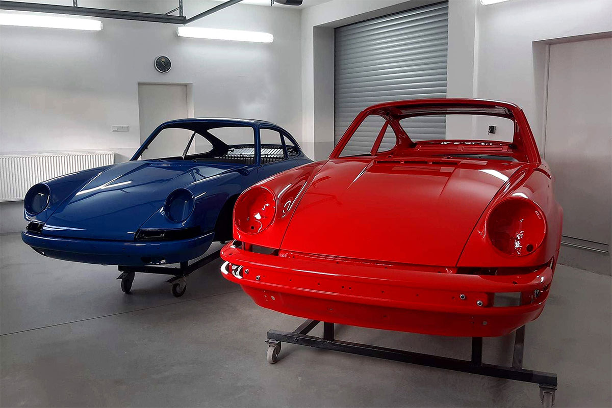 Rohbaukarosserie bei professioneller Ganzlackierung und Beschichtung durch AutoCoat